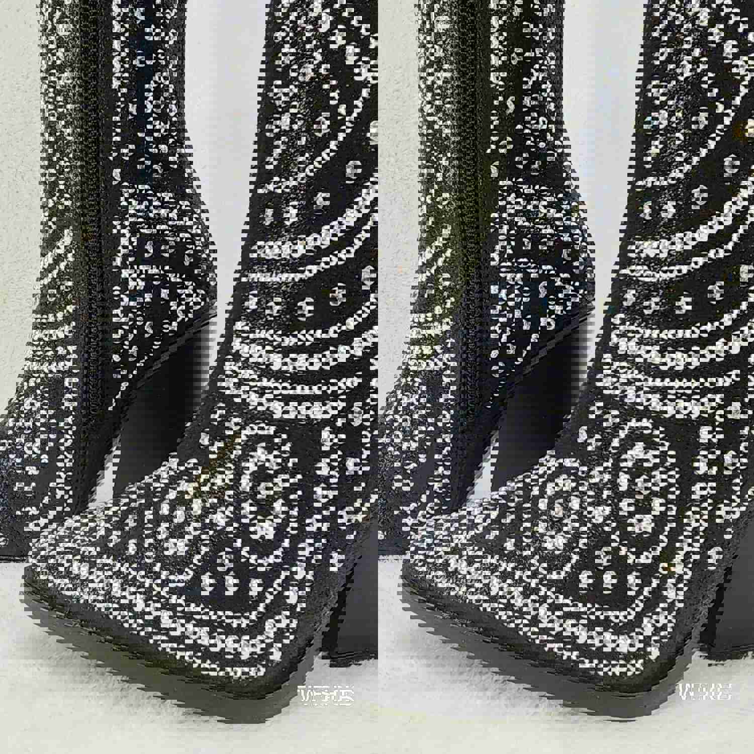 Country Scandal Studs Rhinestones Decked Out Western Cowgirl Boots