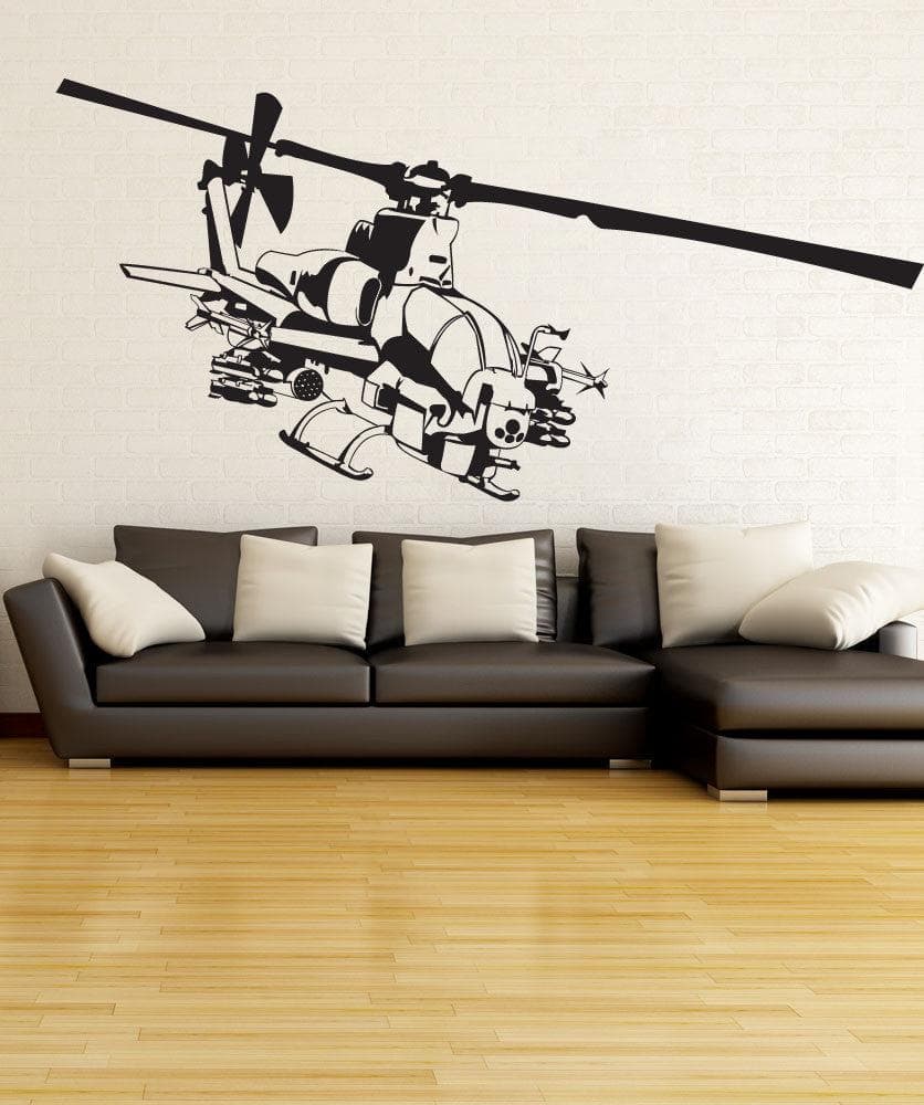 Vinyl Wall Decal Sticker AH1 Cobra #1277 - Removable & Easy to Apply
