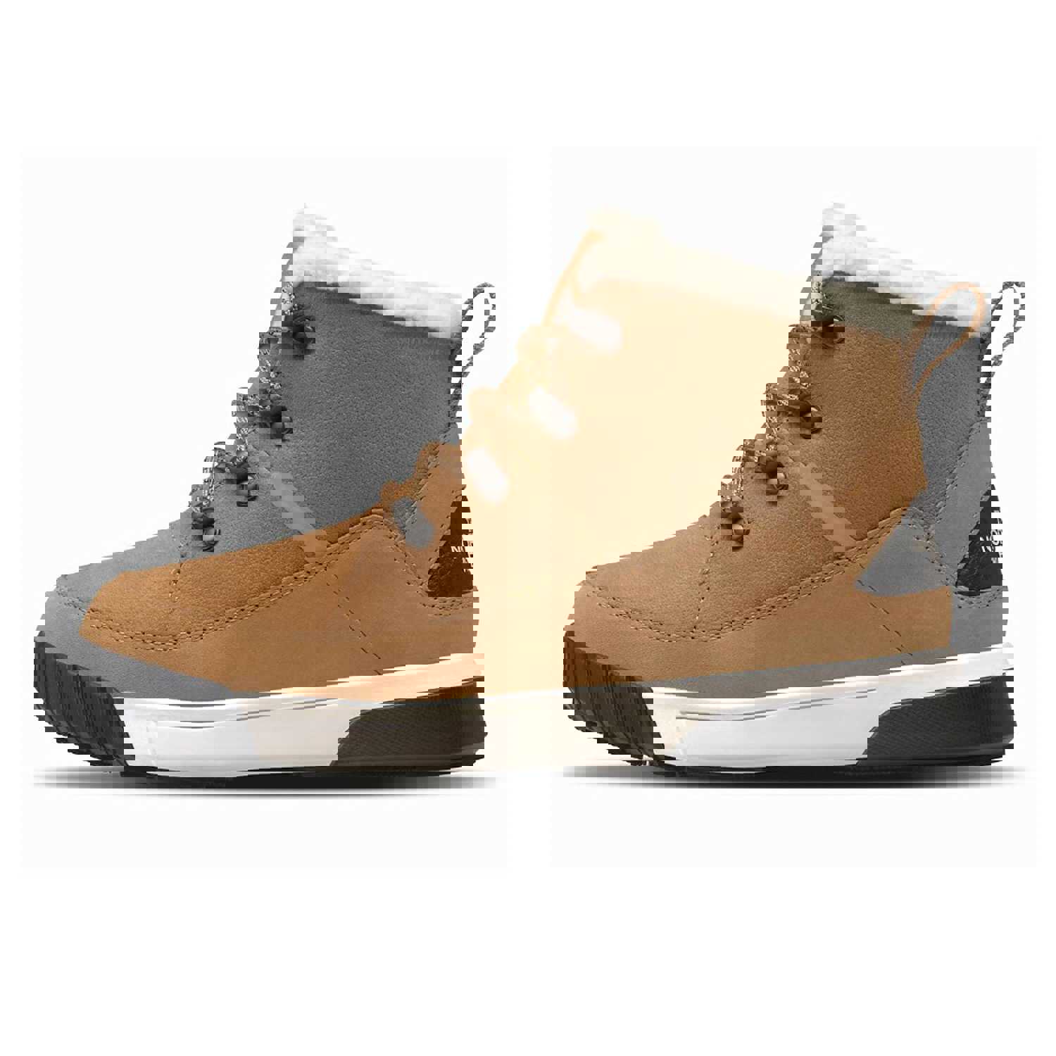 The North Face Sierra Mid Lace Waterproof Boot (Women) - Almond Butter/TNF Black