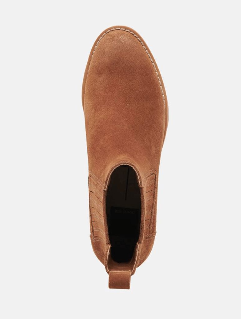 Dolce Vita Fraya H2O Waterproof Chelsea Boot in Brown Suede (Final Sale)