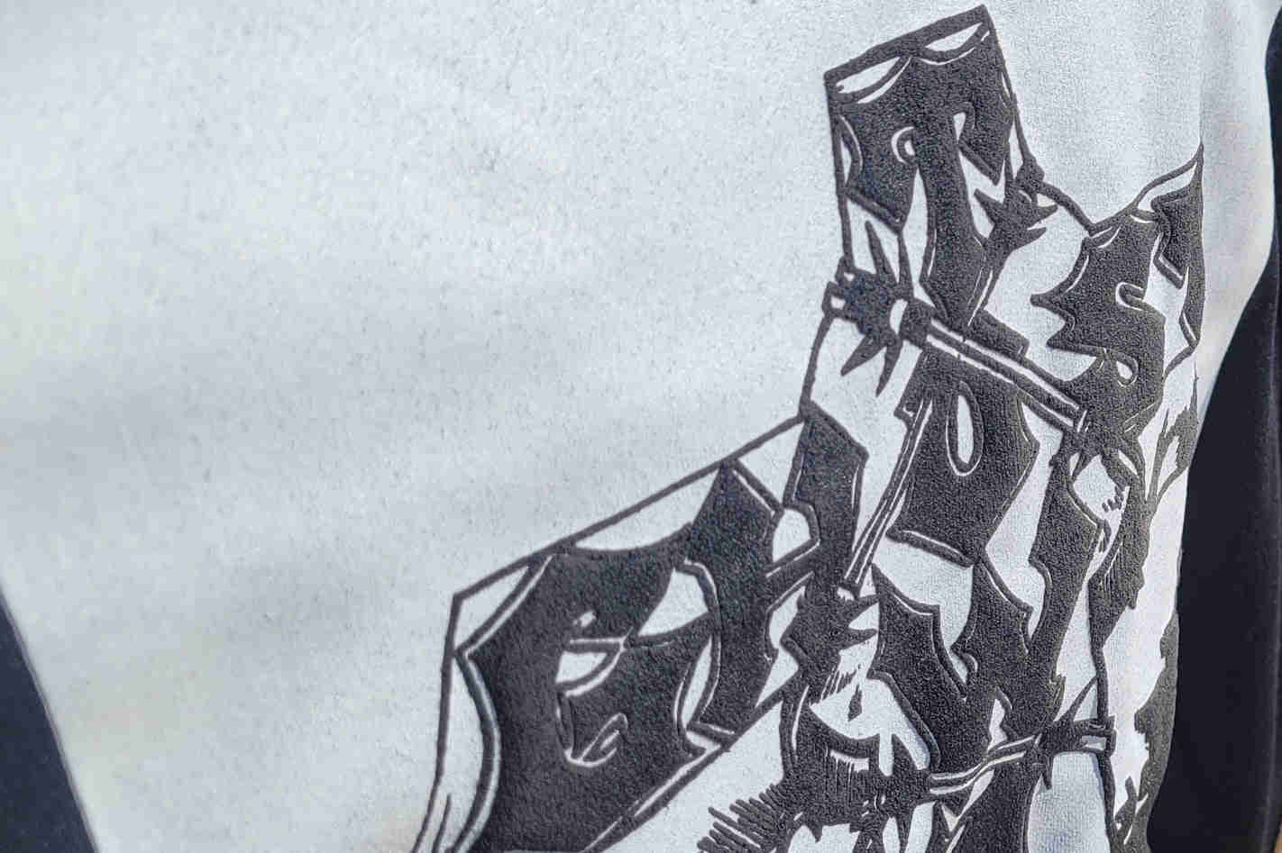 GHOST TOWN HOODIE - Heavy-Duty Zip Up Hoodie with 3D Graphic