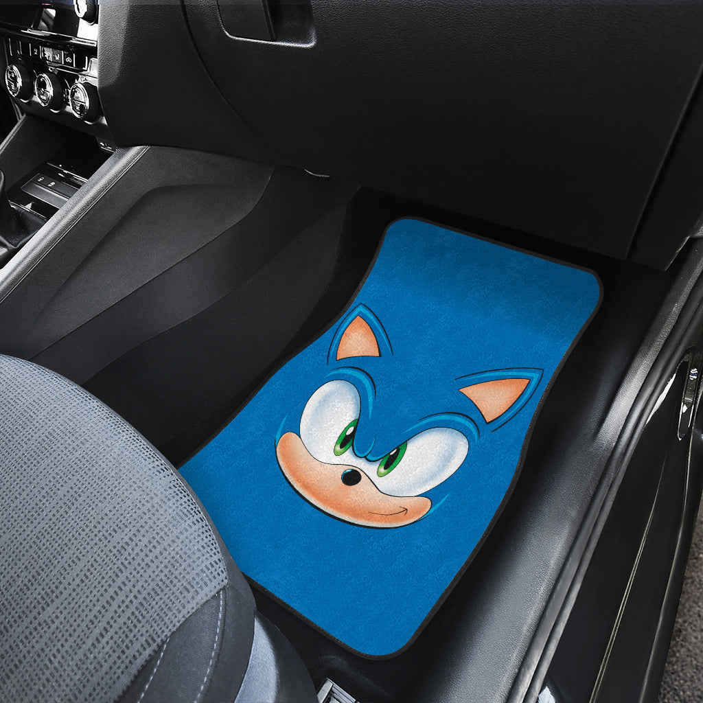 Custom Sonic The Hedgehog Car Floor Mats for Fans - High-Quality Cartoon Car Accessories