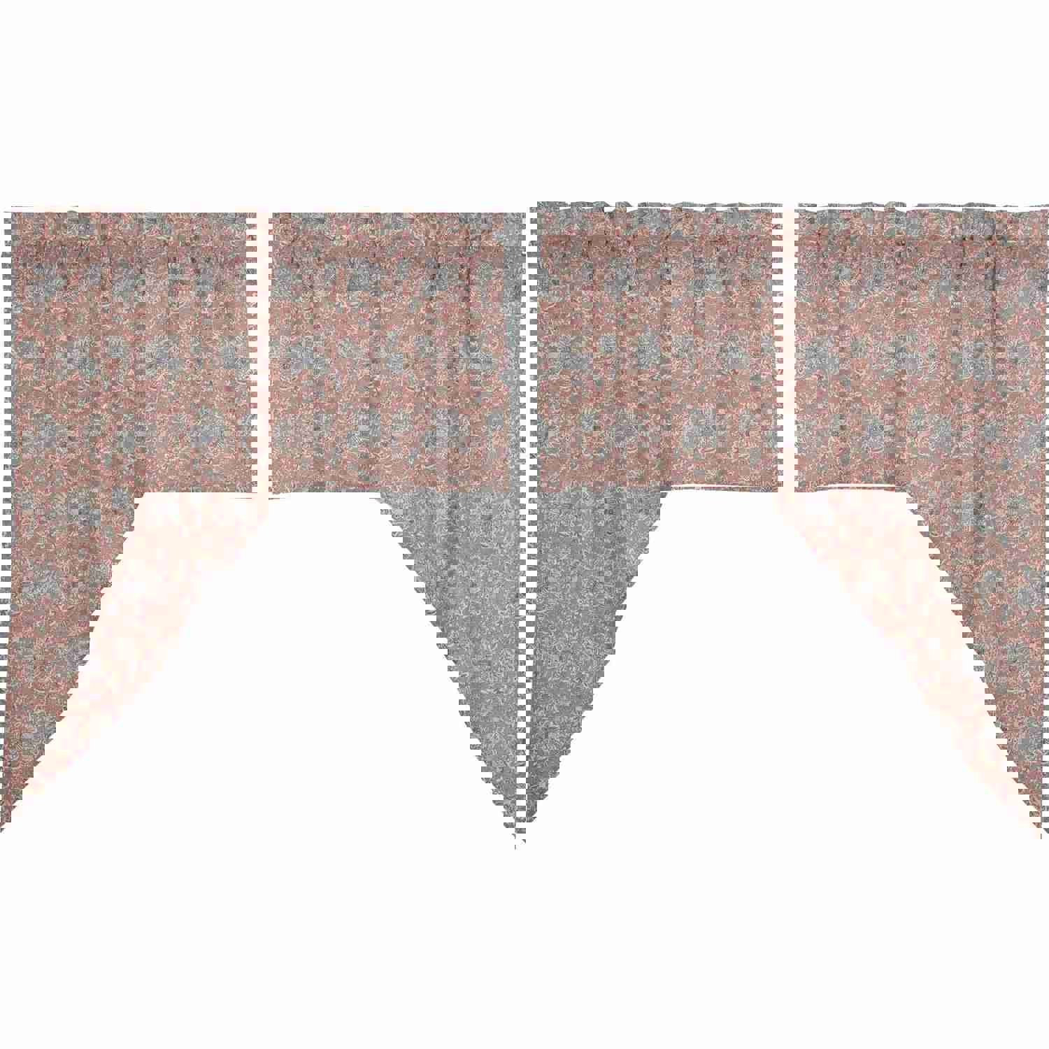 Kaila Floral Swag Set of 2 36x36x16 - Rustic Romance Window Curtains