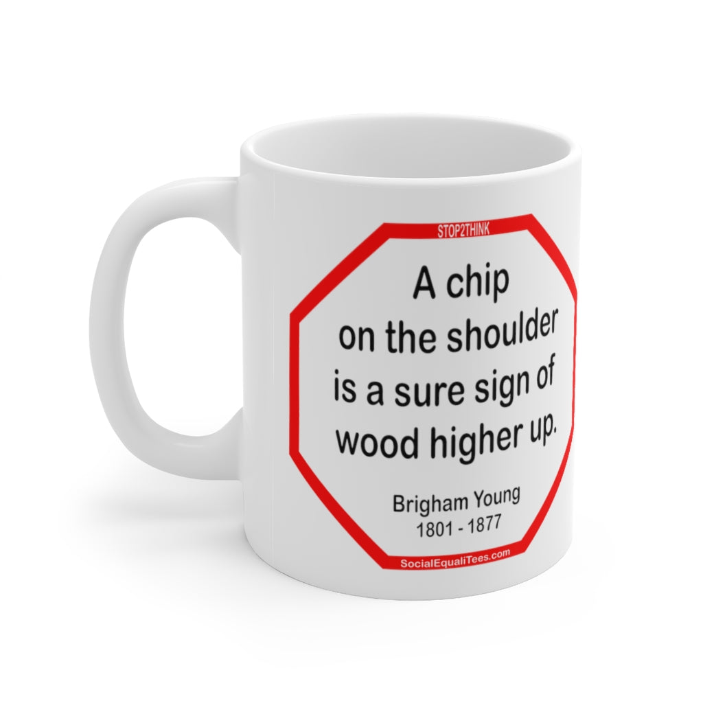 Brigham Young Quote Ceramic Mug - 11oz