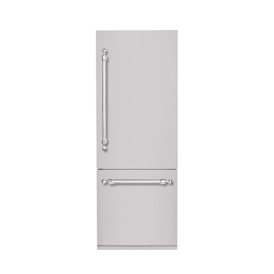 Hallman 30 Built-In Refrigerator with Interior Filtered Water Dispenser and Bottom Mount Freezer