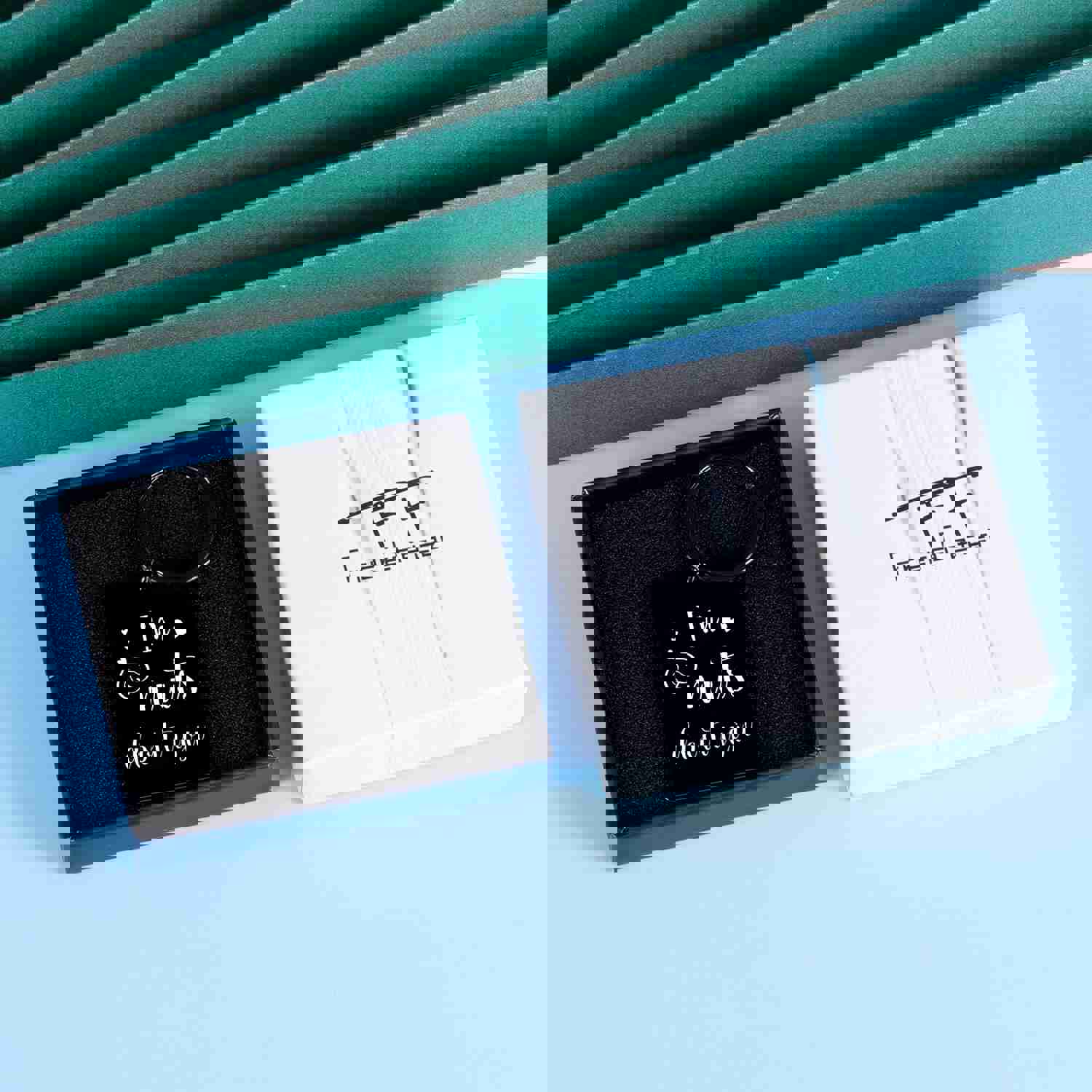 Nut About You Keychain - Funny Valentine's Day Gift for Couples