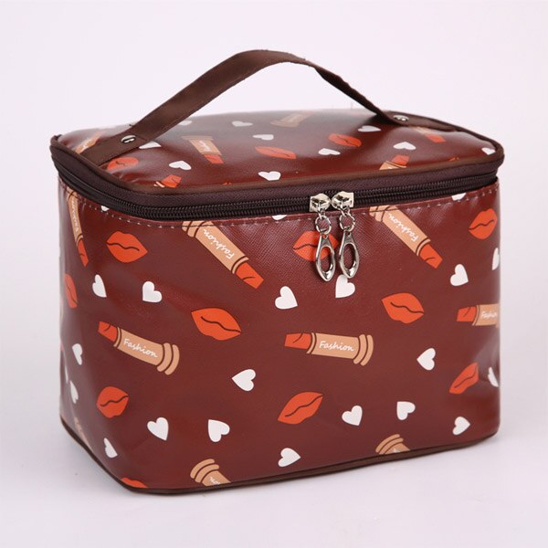 TIZZYDE Quilted Professional Cosmetic Bag - Large Capacity Travel Makeup Storage Box (Model ML1)