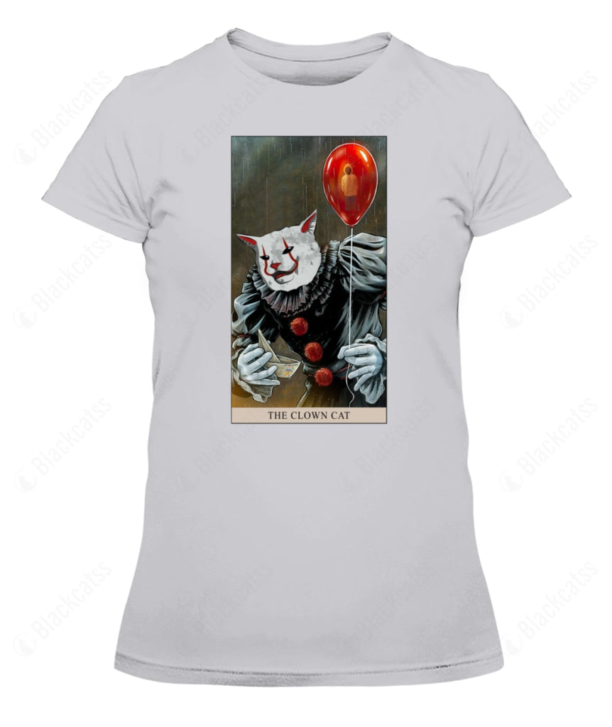 The Clown Cat Custom Graphic Apparel - Unisex Cotton T-Shirt