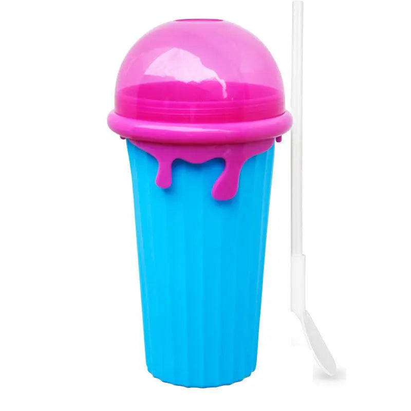 500ml Large Capacity Slushy Cup - Quick-Frozen Smoothie Maker for Summer Drinks