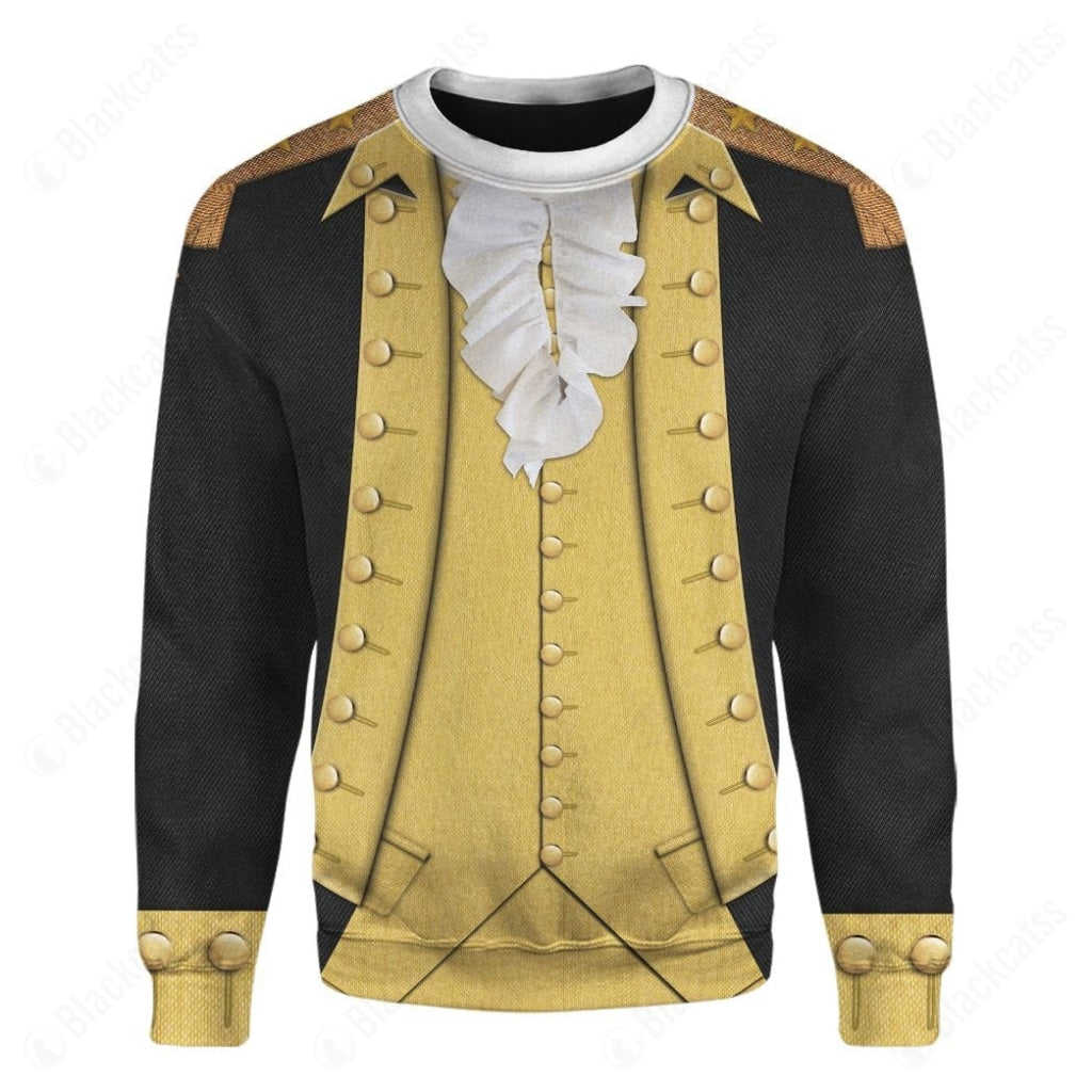 Custom Historical First President Of U.S George Washington Apparel