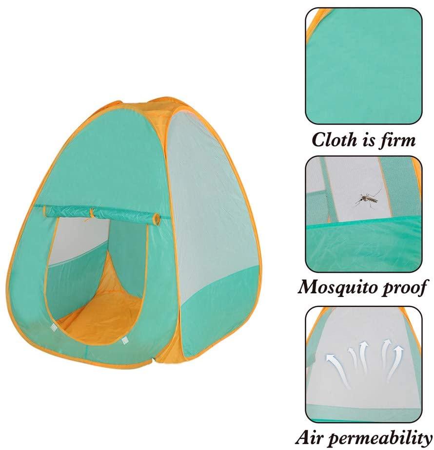 Kids Camping Set with Tent, Camping Gear Tool Pretend Play Set for Toddlers, Boys & Girls Outdoor Toy Birthday Gift