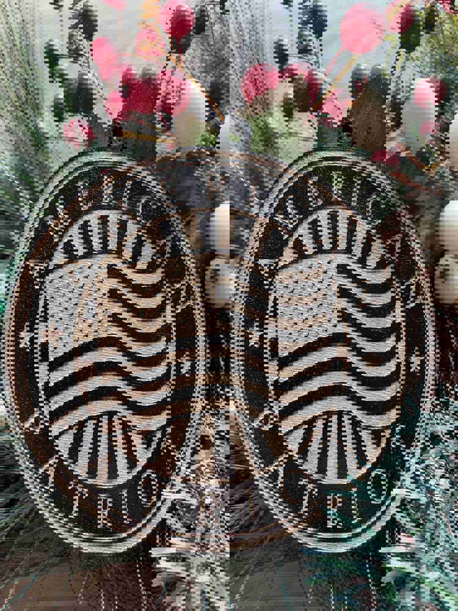 American Patriot Christmas Ornament - Patriotic Personalized Holiday Decor