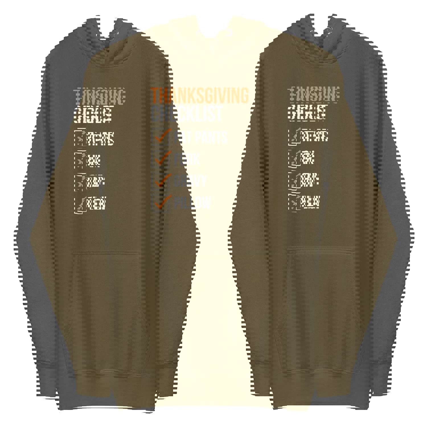 Mike Sorrentino Thanksgiving Checklist Hoodie
