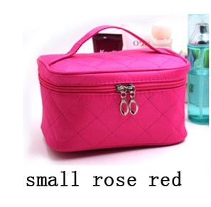 TIZZYDE Quilted Professional Cosmetic Bag - Large Capacity Travel Makeup Storage Box (Model ML1)