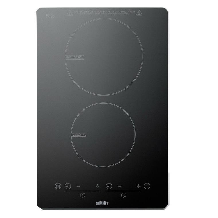 Summit SINC2B120 Energy Efficient Induction Cooktop