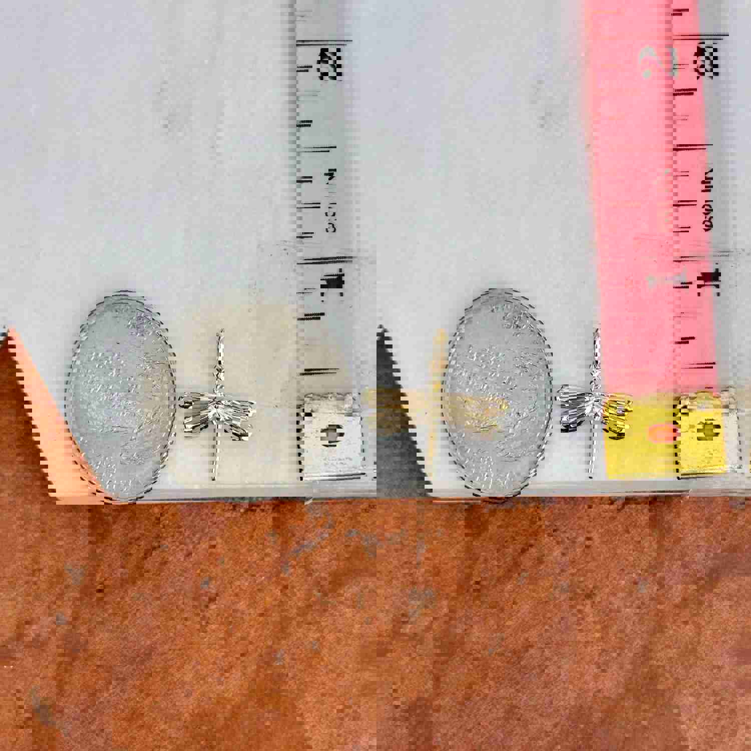 14KT Yellow Gold Dragonfly Pendant Charm