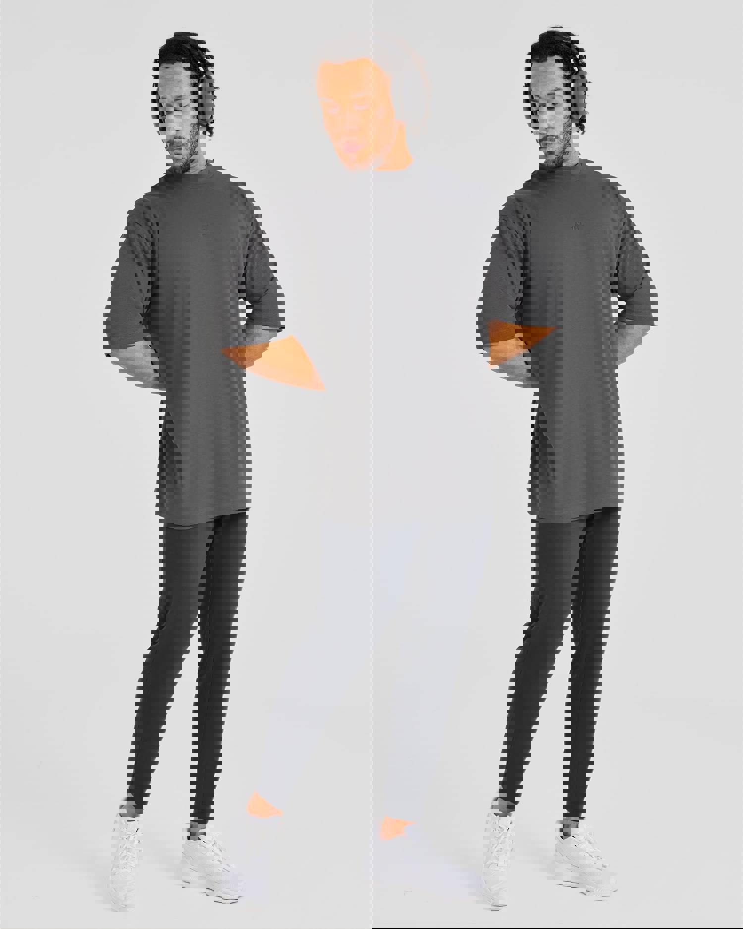 Craft Oversized T Shirt - Charcoal