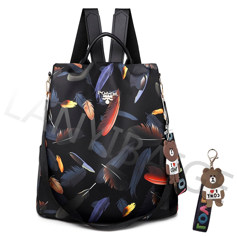 Fashion Unisex Backpack with Large Capacity for School, Travel, and Daily Use