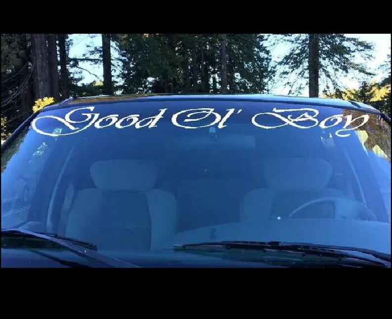 Good OL Boy Windshield Visor Die Cut Vinyl Decal