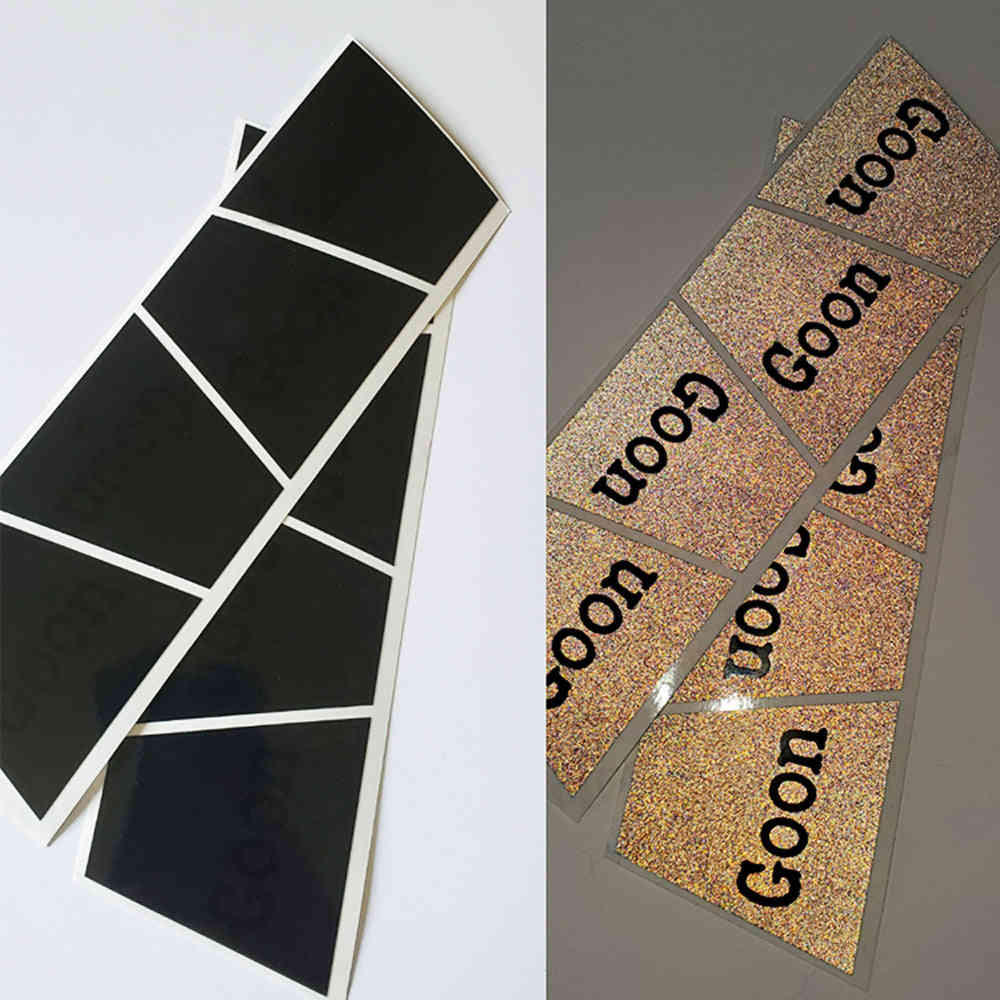 3M Tetrahedrons Fire Helmet Reflective Sticker - 8 Decals/Stickers with 3 Options