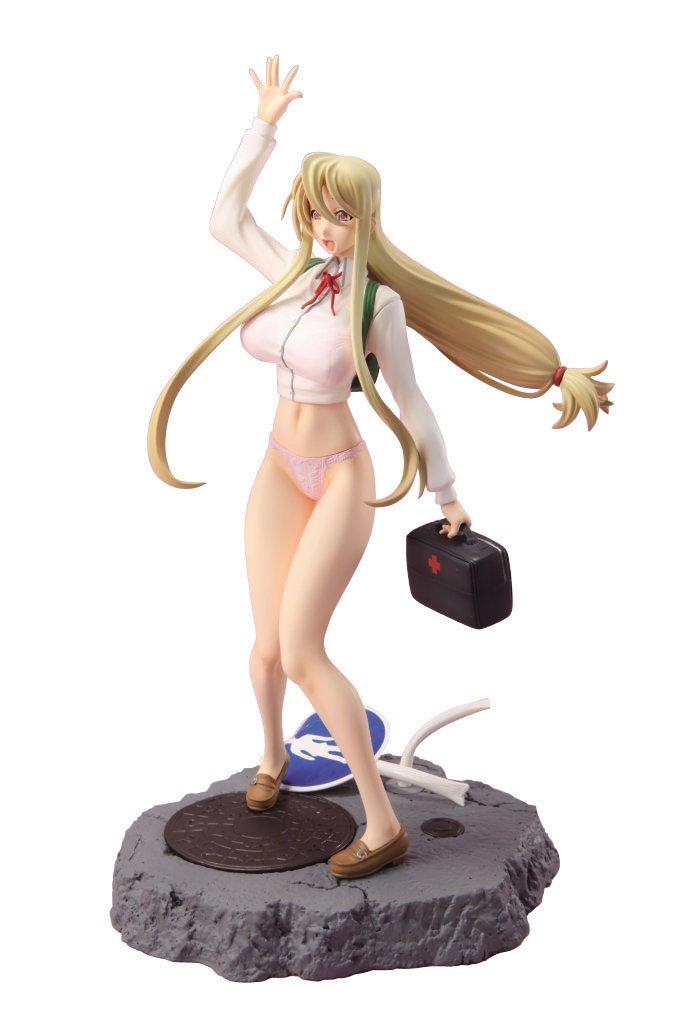 Chara-Ani Toys Works Highschool of the Dead Marikawa Shizuka W 1/8 PVC Figure