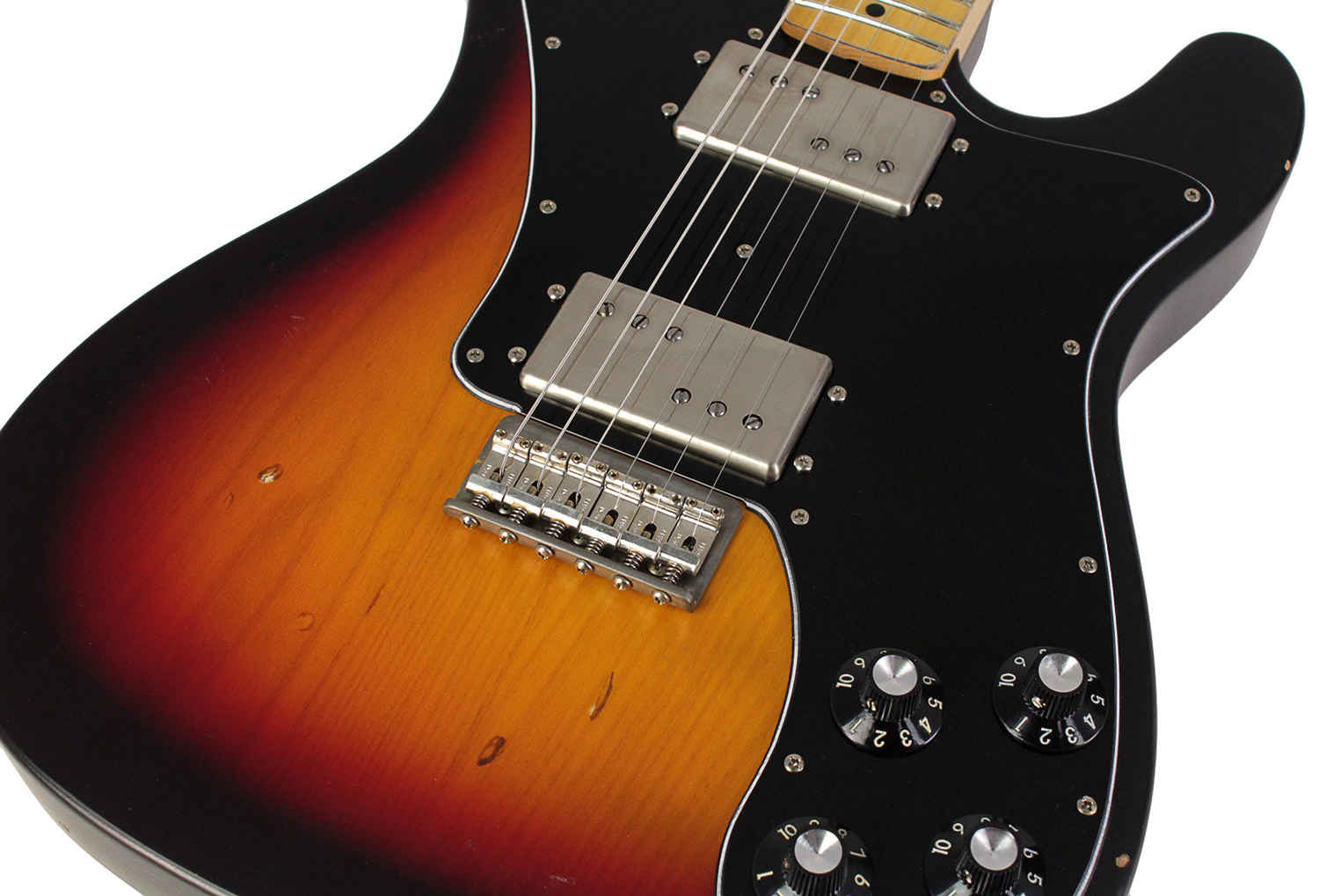 Nash T-72DLX Guitar - 3 Tone Sunburst with Light Aging