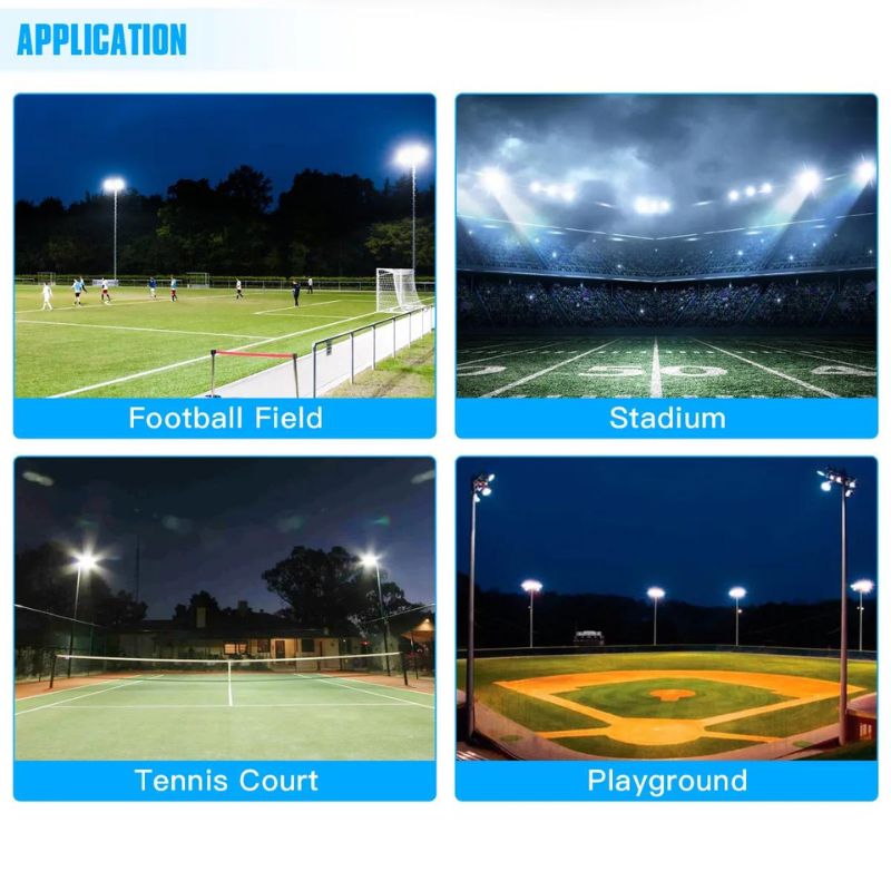 600 Watt Energy-Efficient and Durable LED Sports Flood Light - 84000 Lumens for Outdoor Lighting