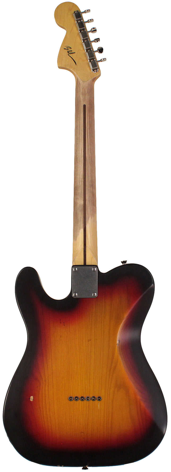 Nash T-72DLX Guitar - 3 Tone Sunburst with Light Aging
