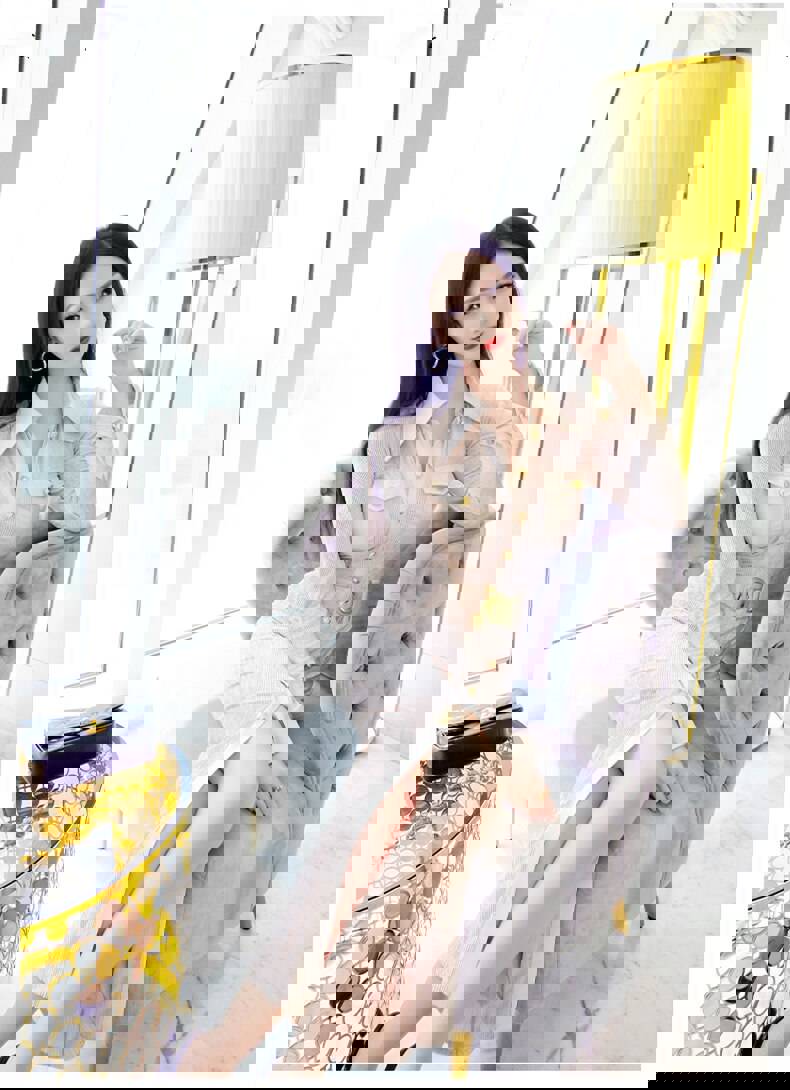 Spring & Autumn Office Lady Fashion Casual Dress for Women