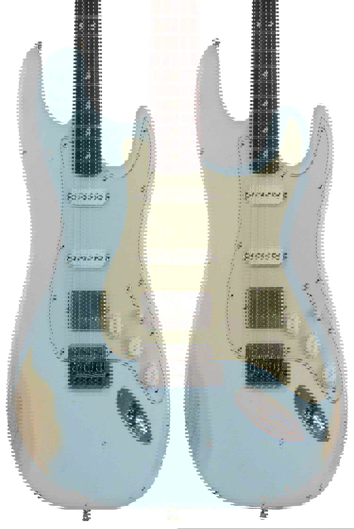 Nash S-63 Guitar, Sonic Blue, HSS, Medium Aging
