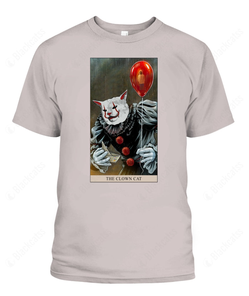 The Clown Cat Custom Graphic Apparel - Unisex Cotton T-Shirt