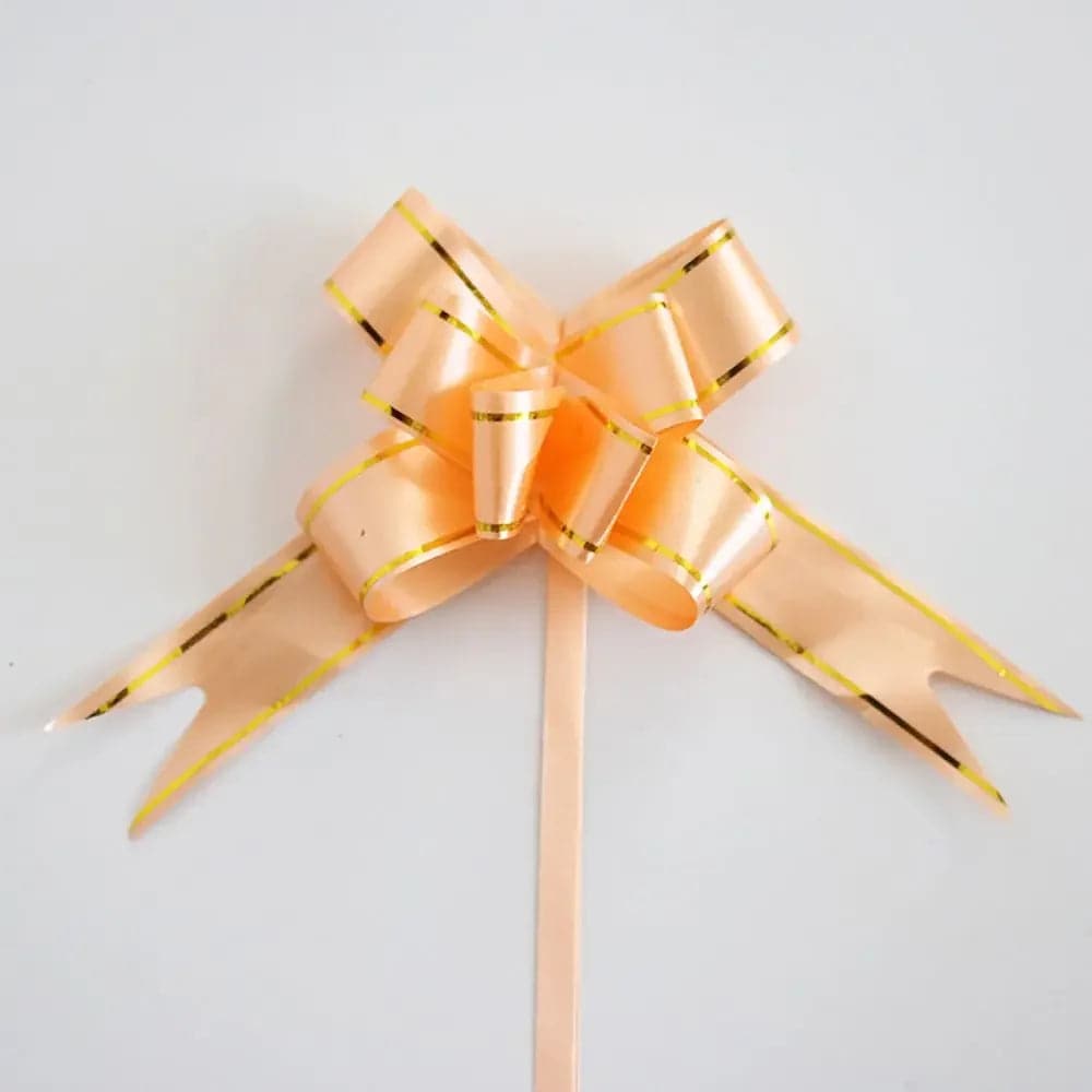 50pcs Colorful Flower Ribbons Pull Bowknots for Christmas, Birthday, Party, Wedding, and Car Decoration