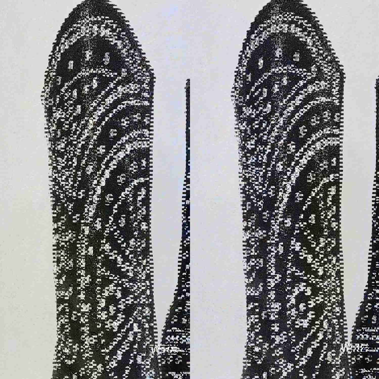 Country Scandal Studs Rhinestones Decked Out Western Cowgirl Boots