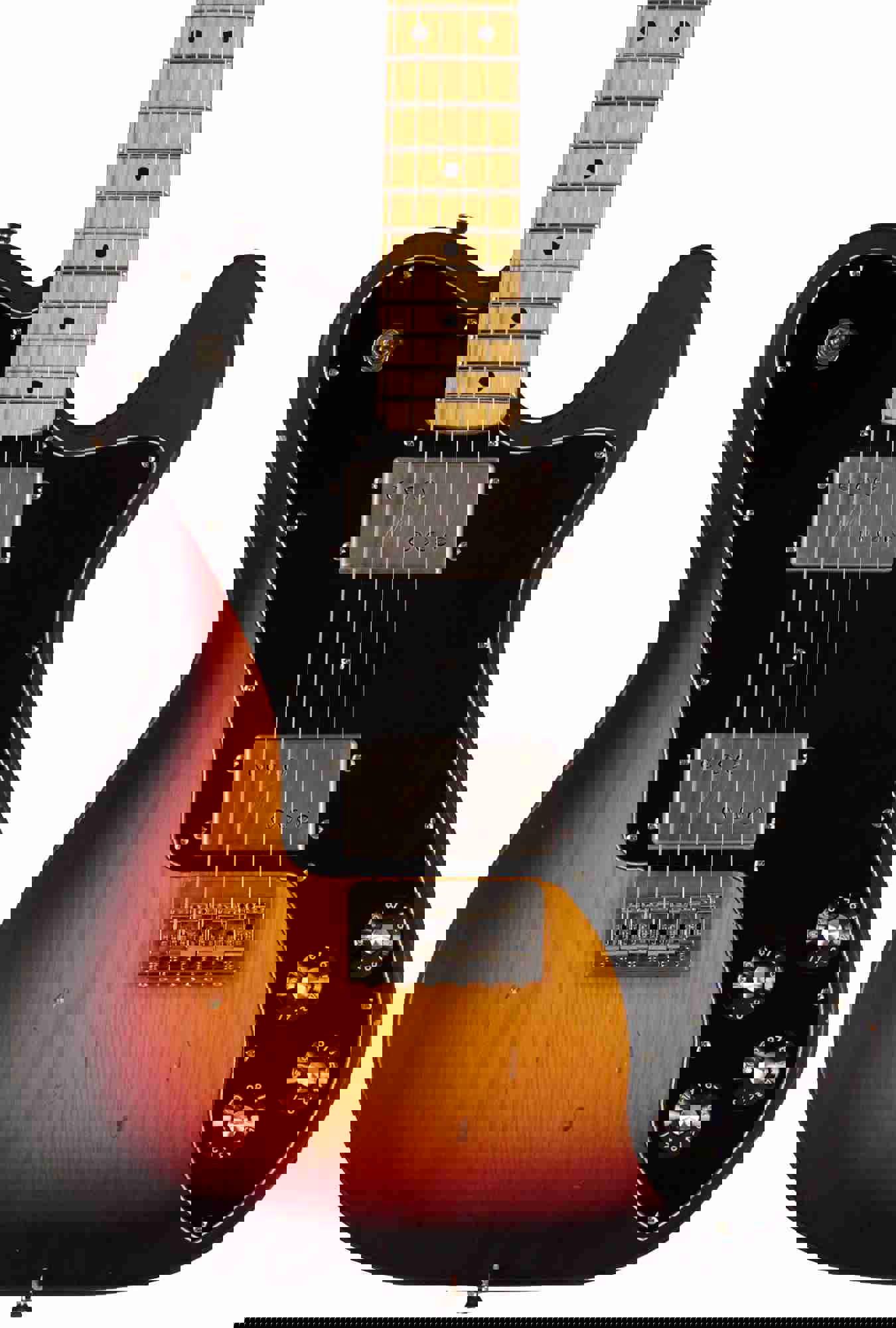 Nash T-72DLX Guitar - 3 Tone Sunburst with Light Aging