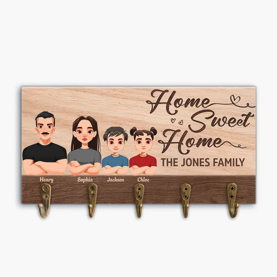 Personalized Custom Key Holder - Perfect Gift for Family Members