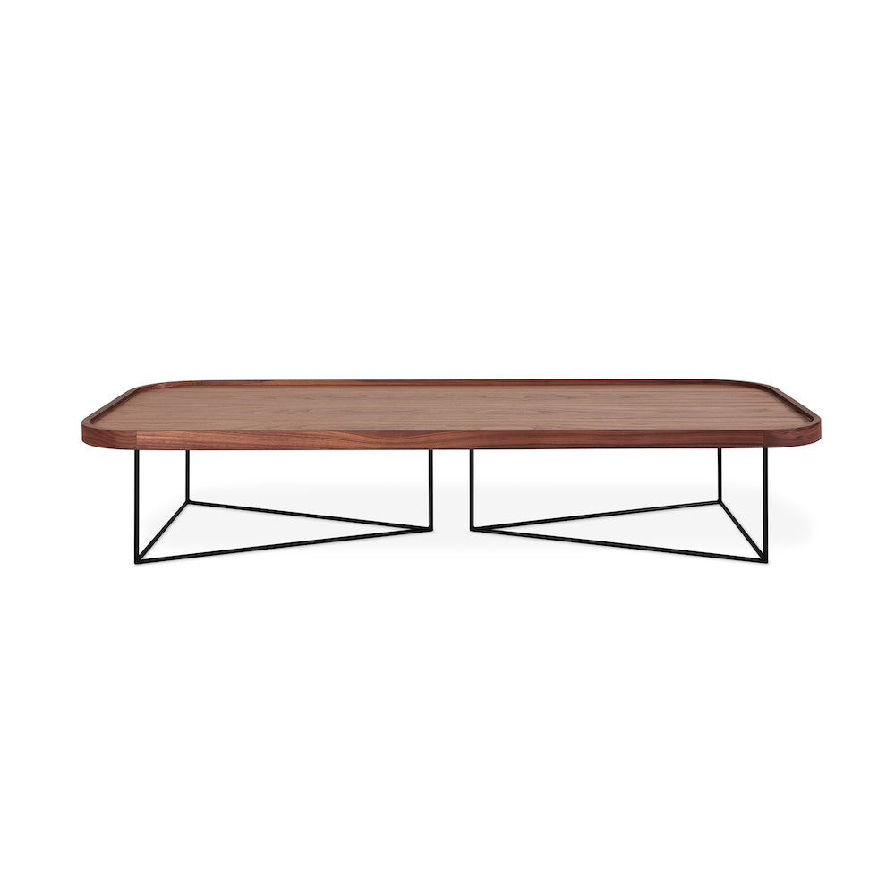Porter Rectangular Coffee Table - Modern Design with Metal Base