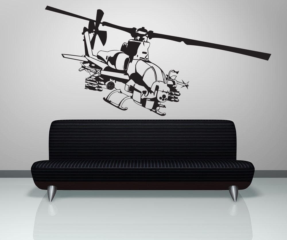 Vinyl Wall Decal Sticker AH1 Cobra #1277 - Removable & Easy to Apply