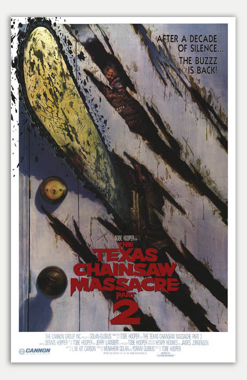 Texas Chainsaw Massacre 2 - 11 x 17 Movie Poster (1986 Reprint)