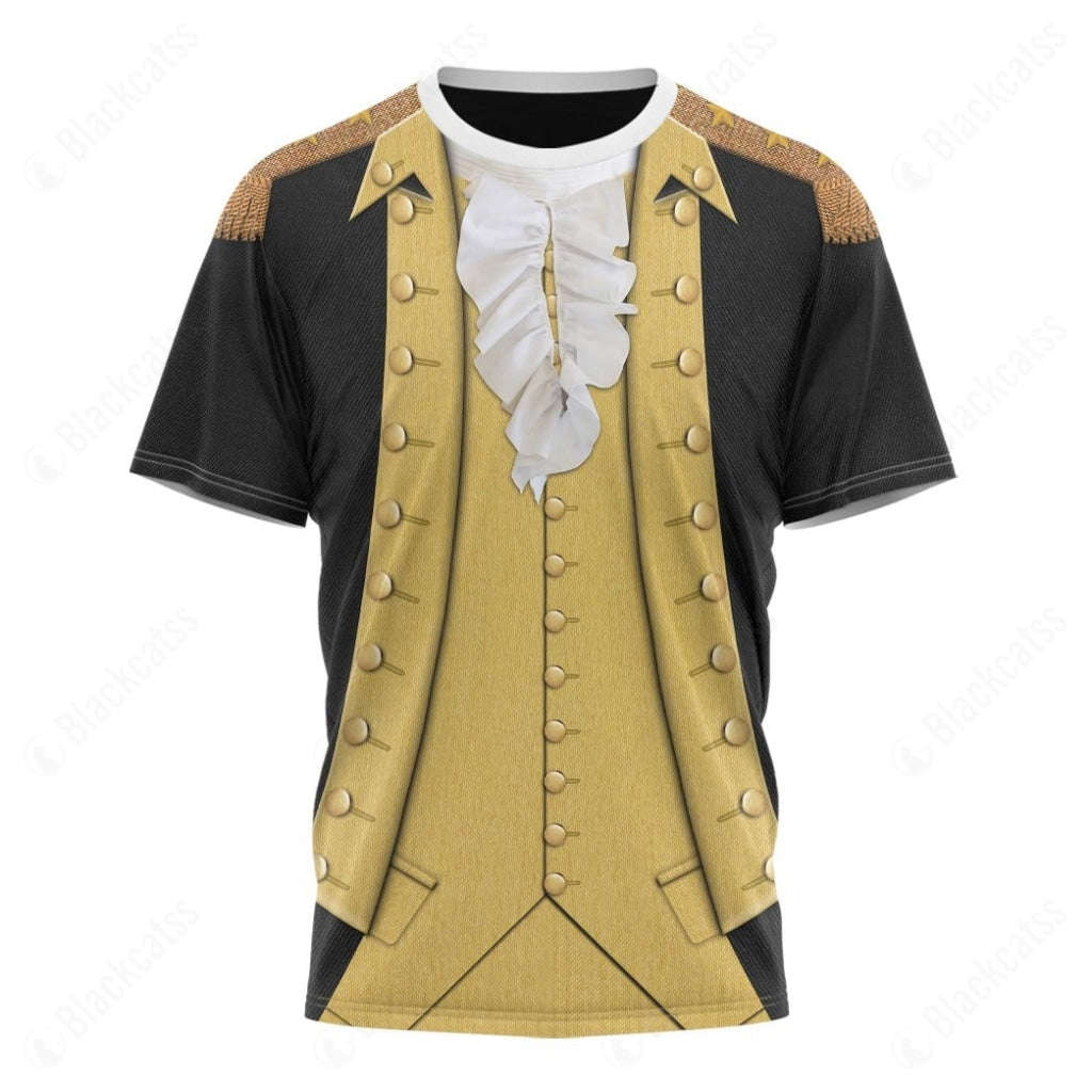 Custom Historical First President Of U.S George Washington Apparel