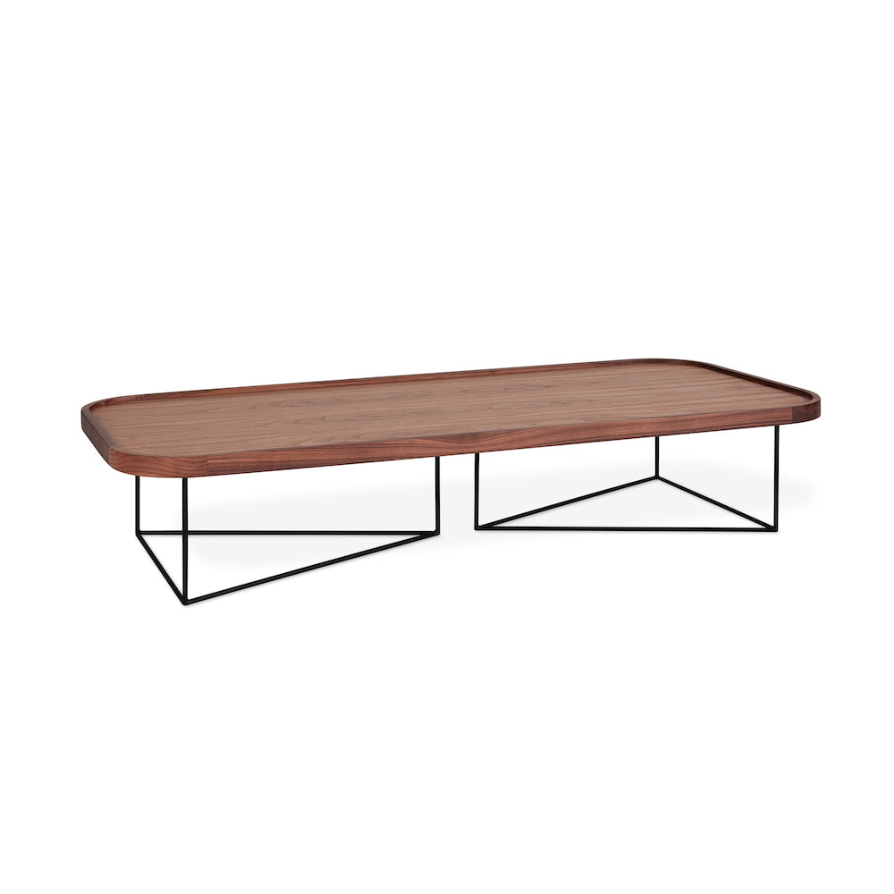 Porter Rectangular Coffee Table - Modern Design with Metal Base