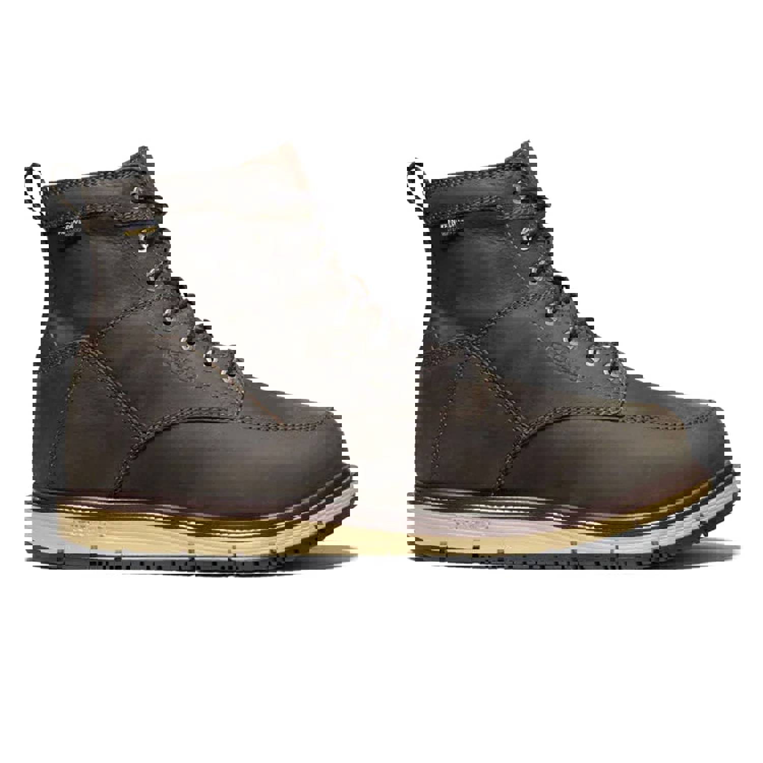 Keen Utility San Jose 6 Waterproof Soft Toe Work Boot for Men - Cascade Brown/Black