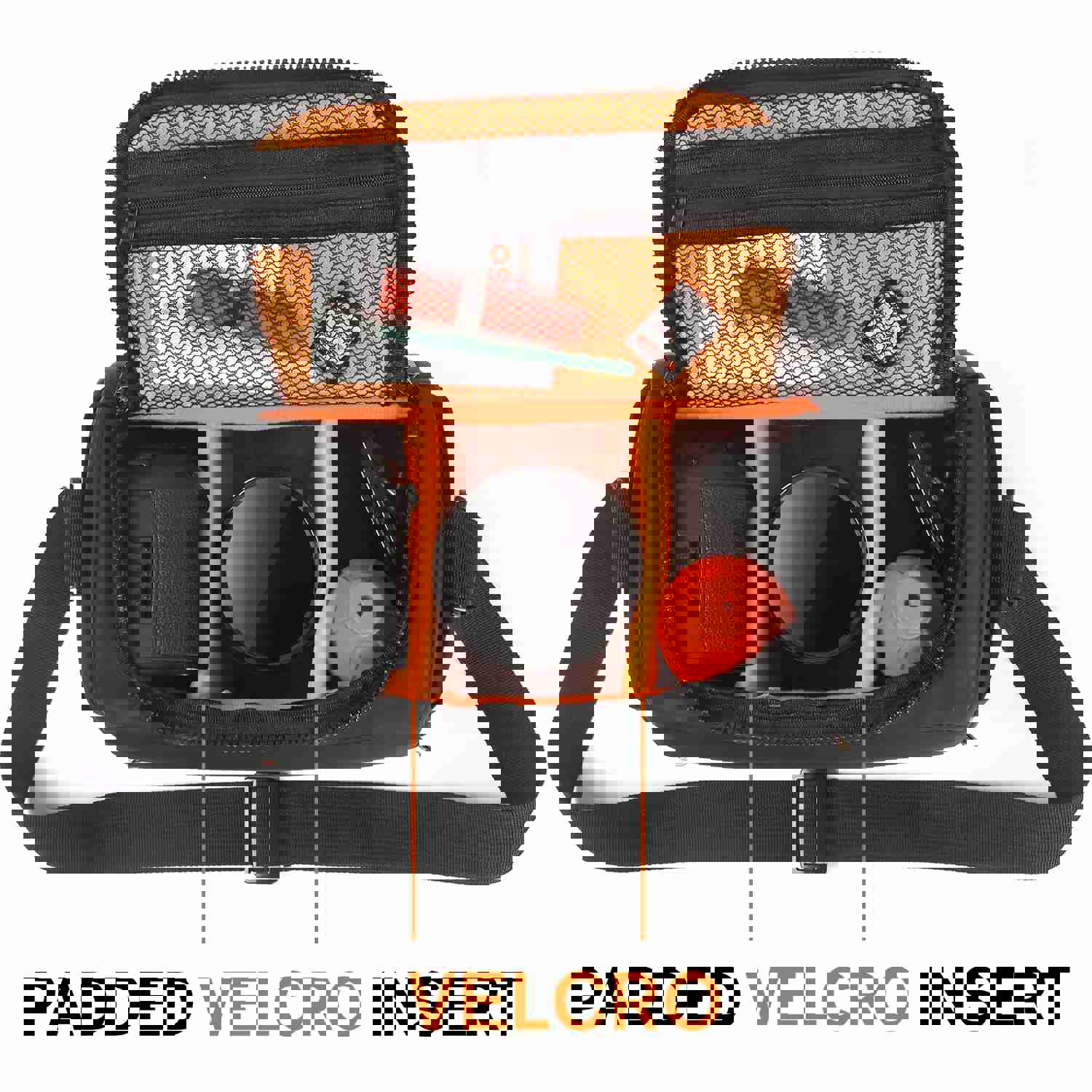 Large Capacity Waterproof DSLR Camera Bag with Strap and Protector Case