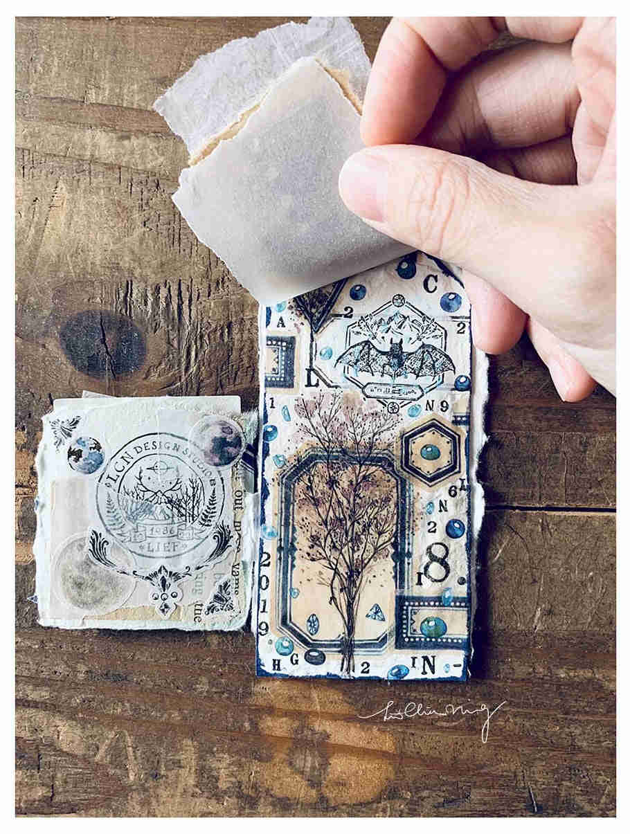 LCN Design Studio: Dried Flower Print On Stickers - 4 Sheets Set