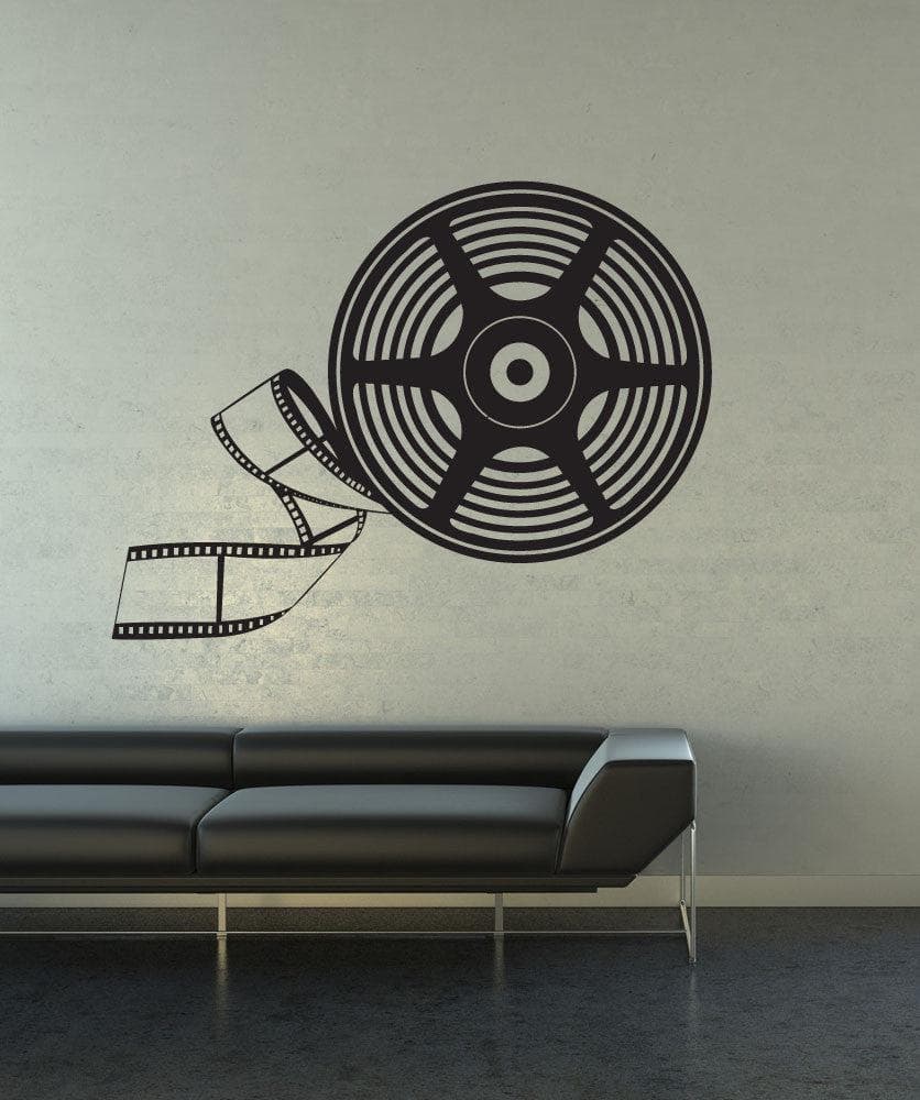 Big Movie Reel Vinyl Wall Decal Sticker #1202 - Removable & Easy to Apply