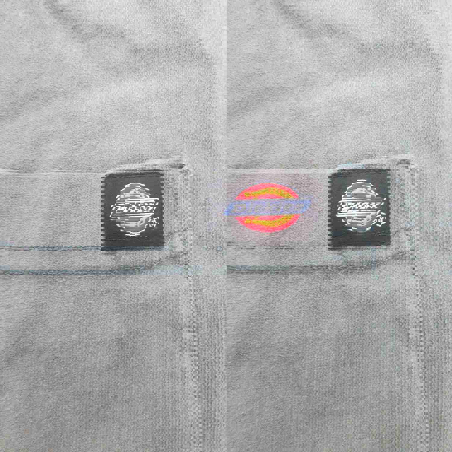 Dickies Men's Large Gray Crew Neck Short Sleeve T-Shirt - 100% Cotton
