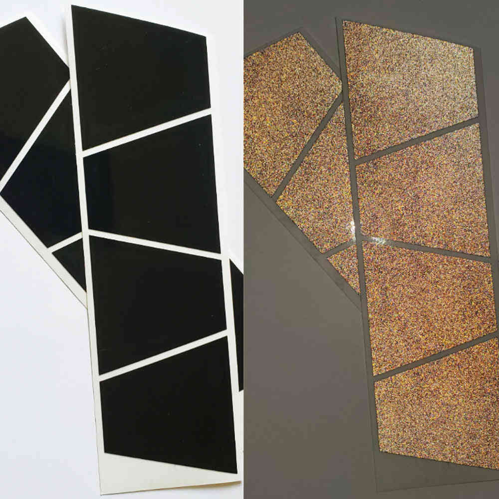 3M Tetrahedrons Fire Helmet Reflective Sticker - 8 Decals/Stickers with 3 Options