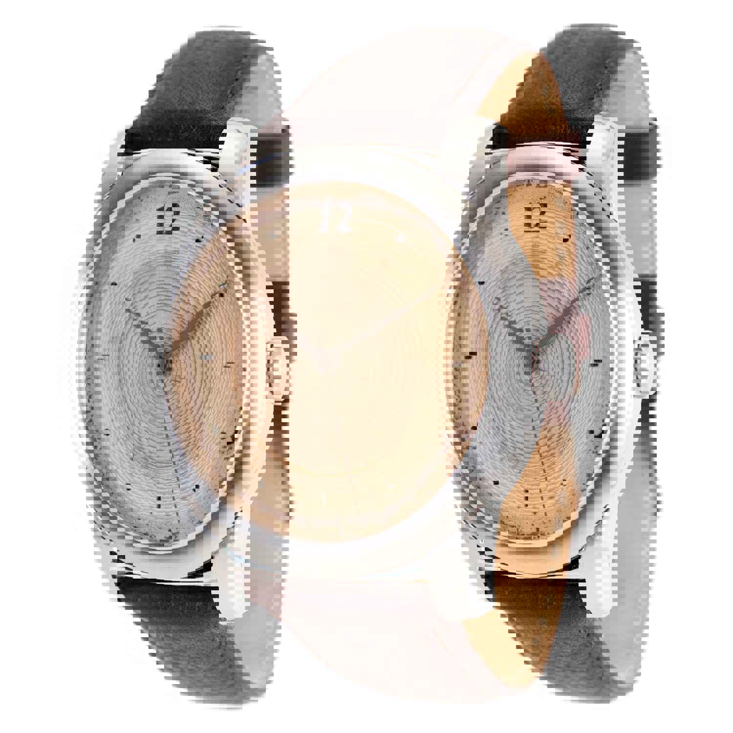 30th Year Wedding Anniversary Gift for Him - Pearl Inlaid Wooden Watch