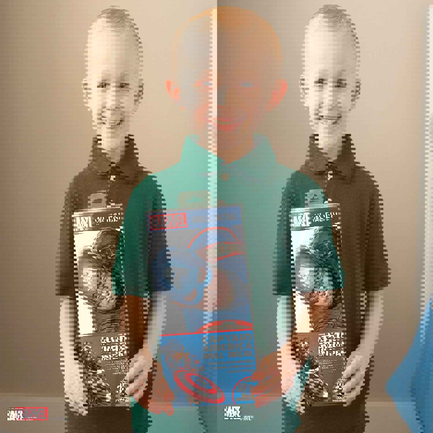 Captain America Interactive Wall Decal