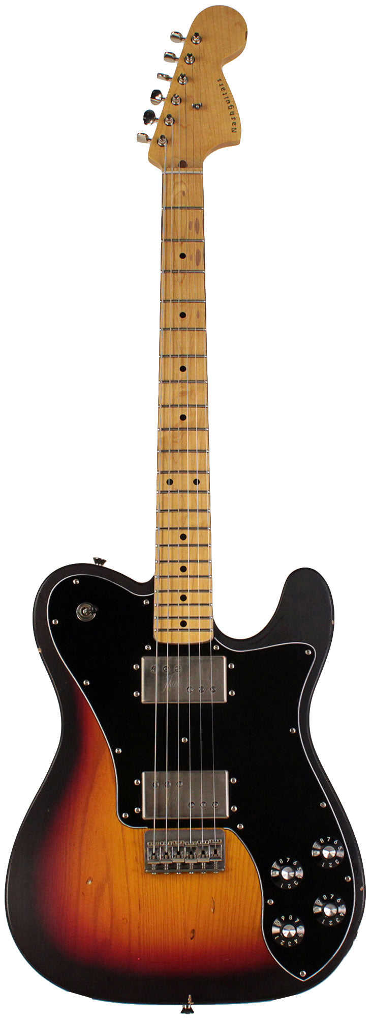 Nash T-72DLX Guitar - 3 Tone Sunburst with Light Aging