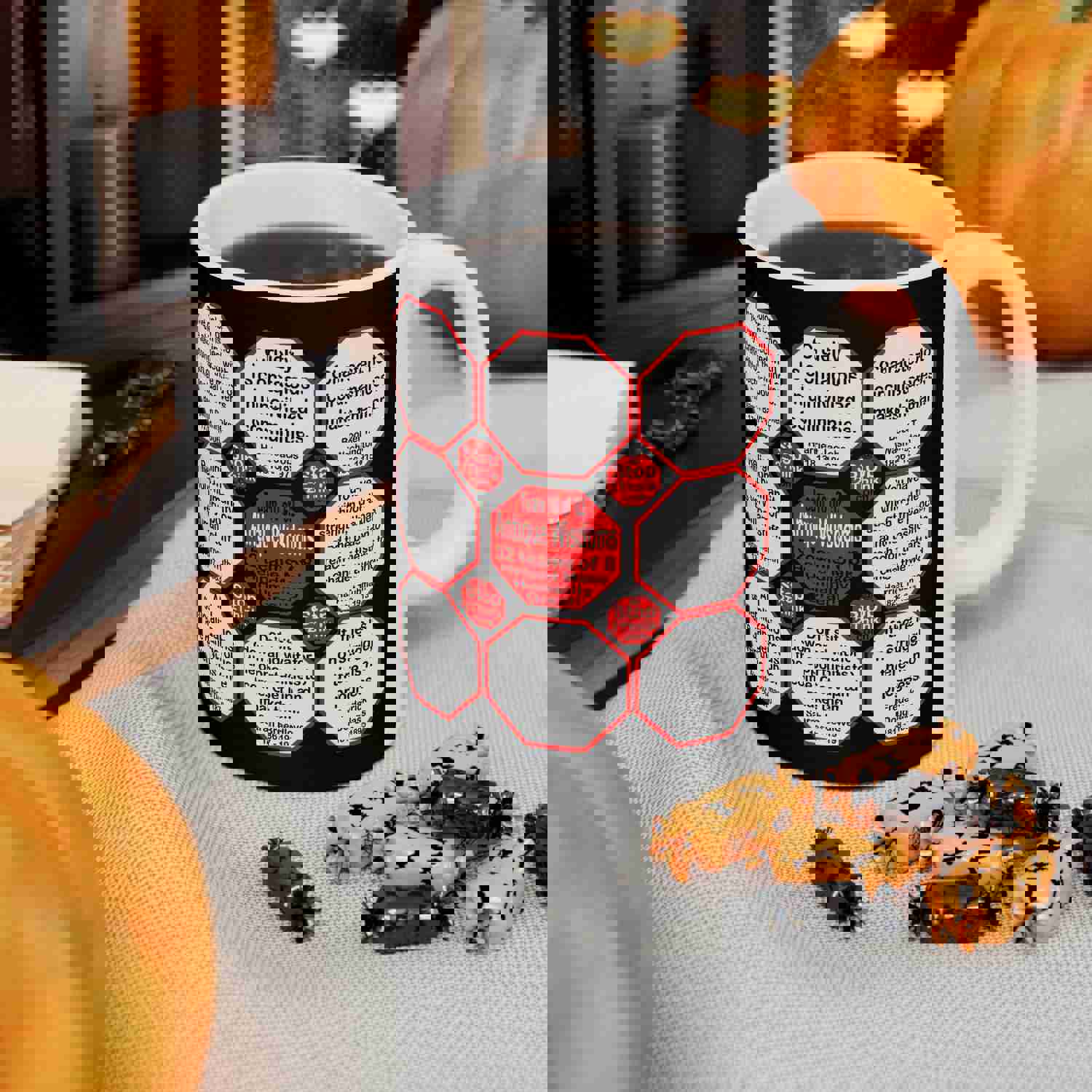 Team 10 of 52 Teams That Make Humanity Great! Wisdom Ceramic Mug 11oz